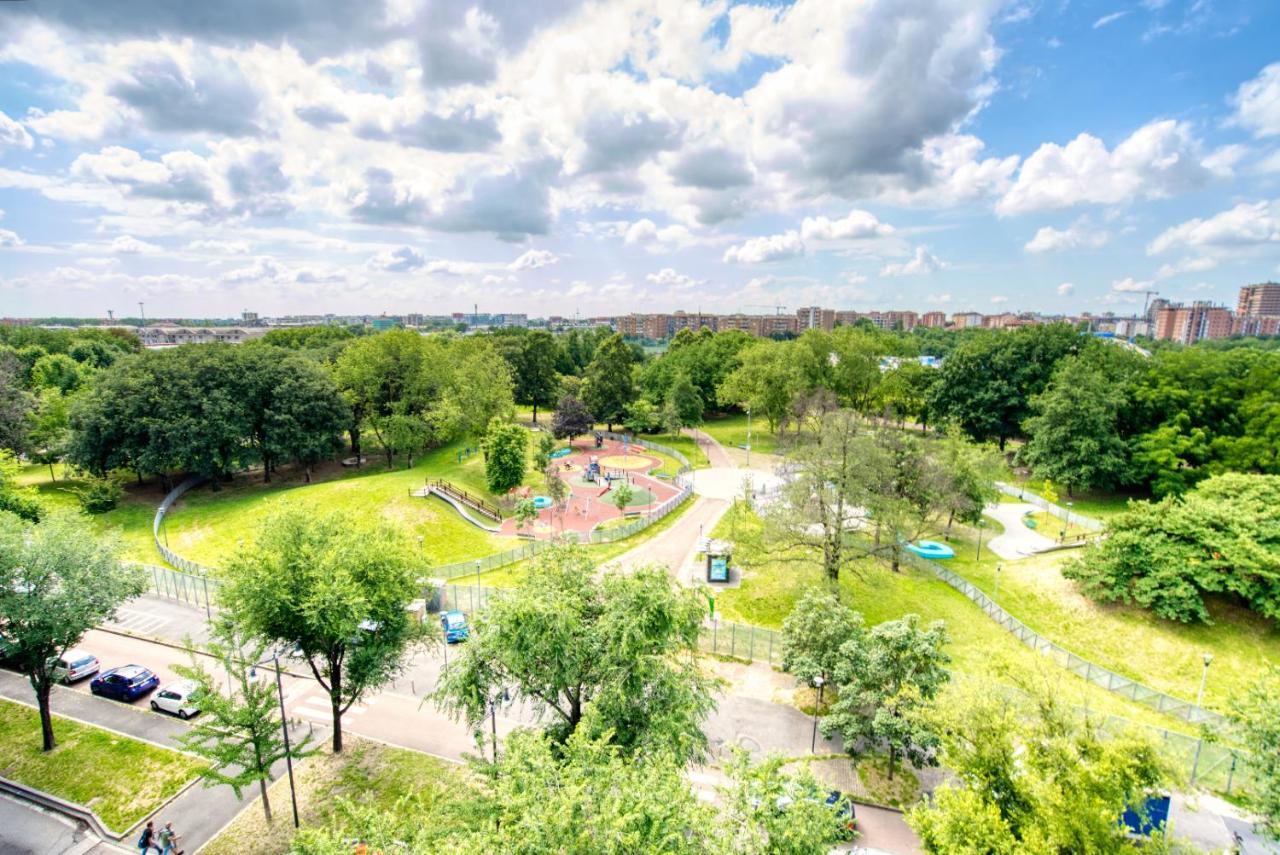 Caseospitali - Casa Park View, Ampio Trilocale Per Famiglie Sul Parco Milan Luaran gambar